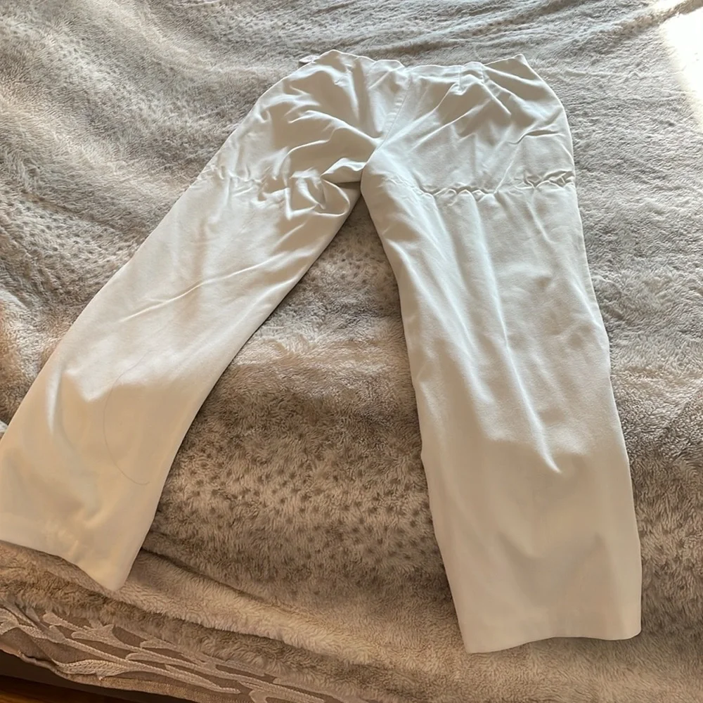 Coldwater Creek ivory slacks - Picture 3 of 3